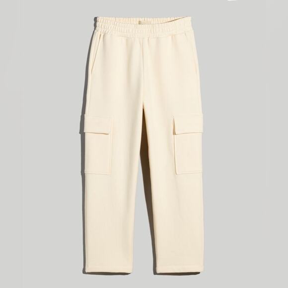Madewell Cream Pants Size Medium - Picture 5 of 5